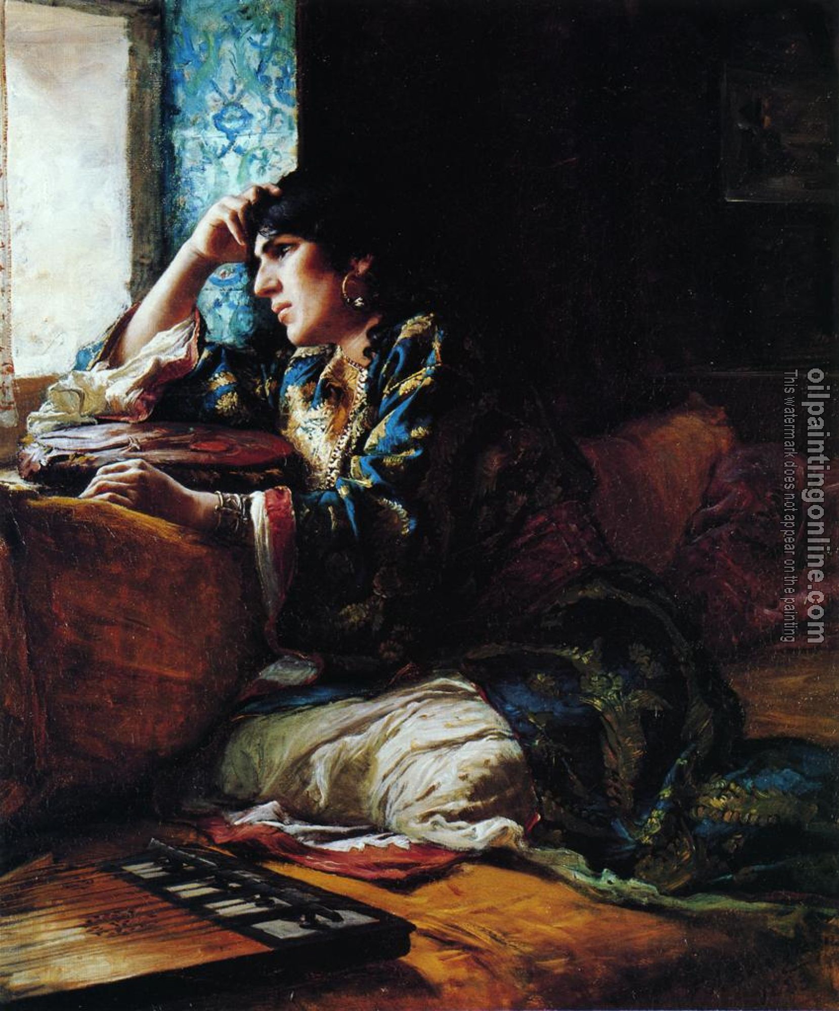 Frederick Arthur Bridgman - Aicha a Woman of Morocco